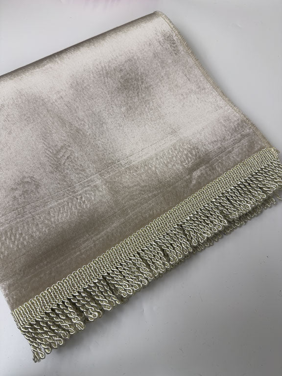 tapis de prière en velours beige