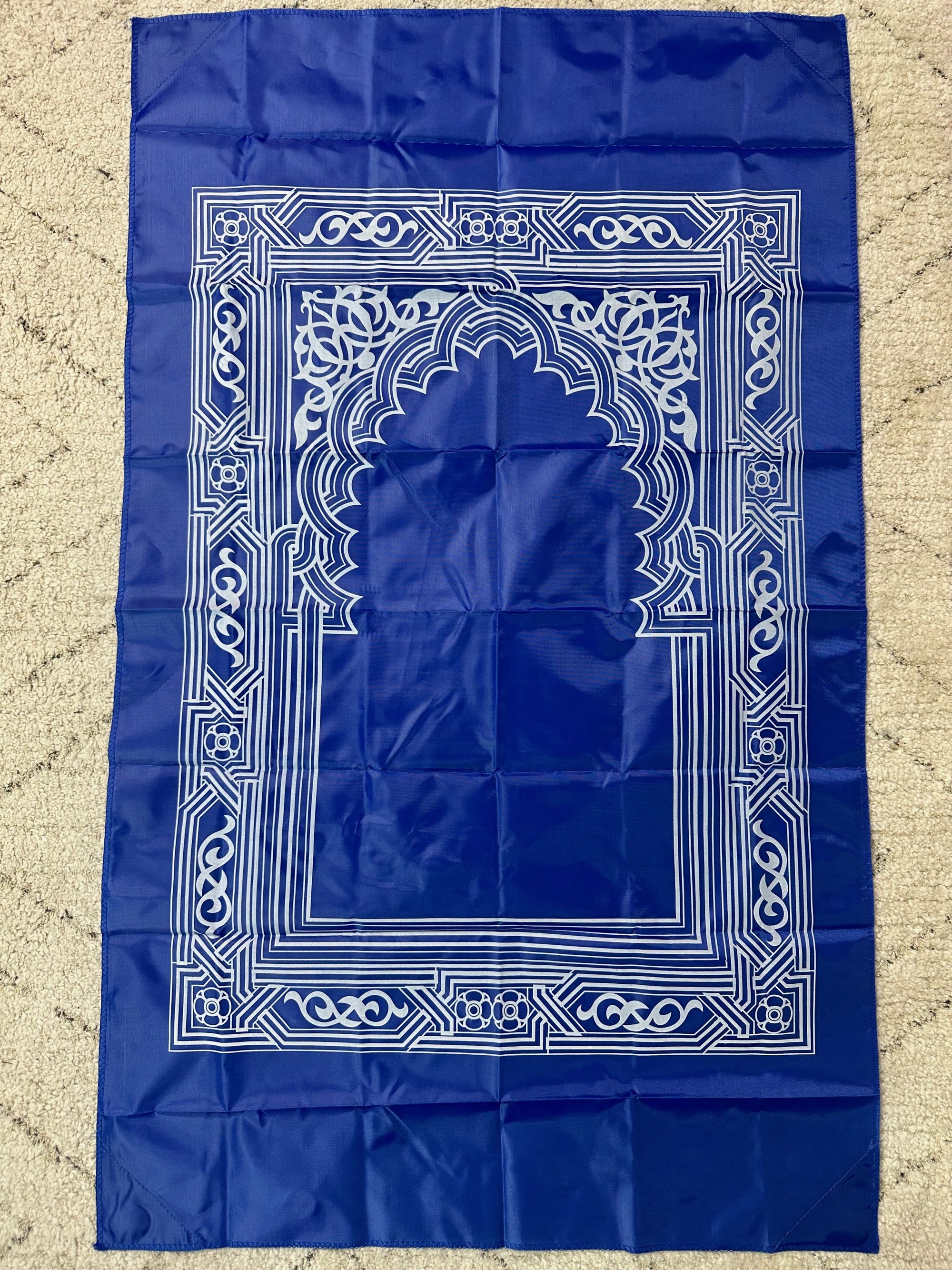 Tapis de prière de poche avec boussole