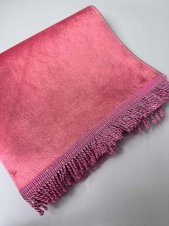 tapis de prière en velours rose