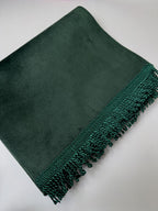 tapis de prière en velours vert