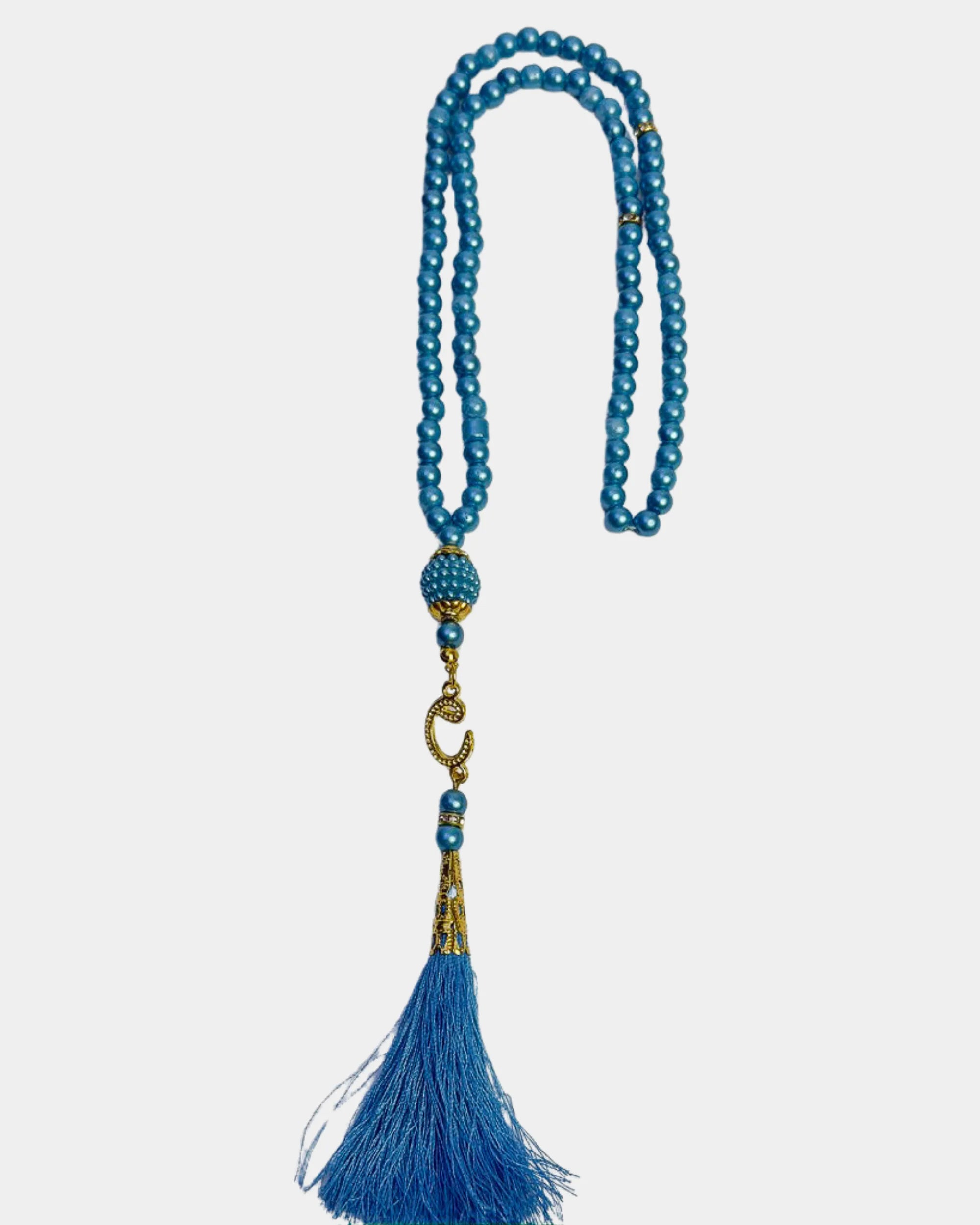 Türkisblau Tasbih - Islamischer Rosenkranz