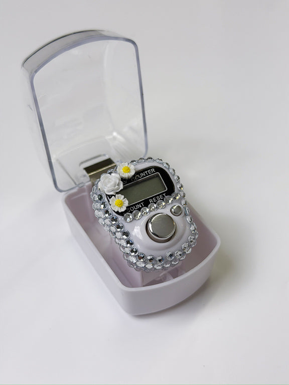 Tasbih Digital - Blanc Flower