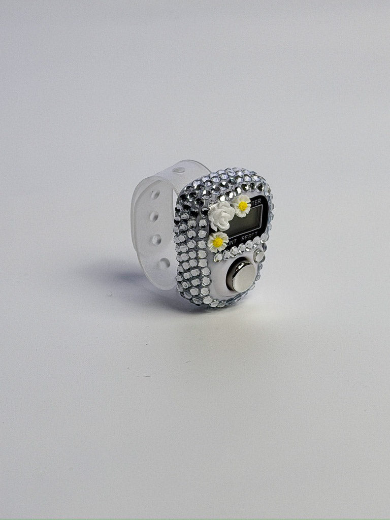 tasbih digital avec fleurs