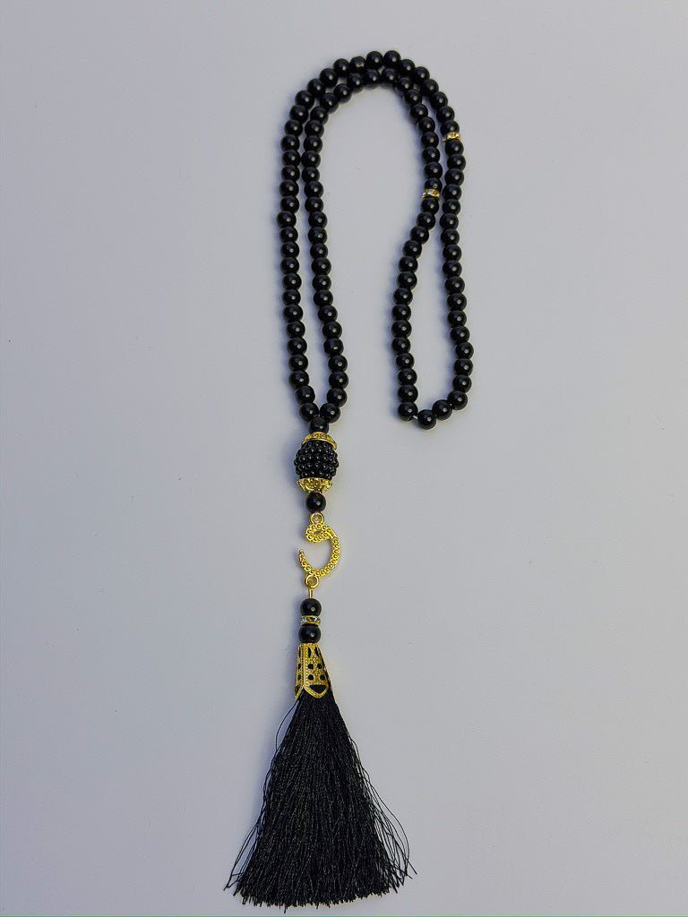 tasbih de 99 perles noir
