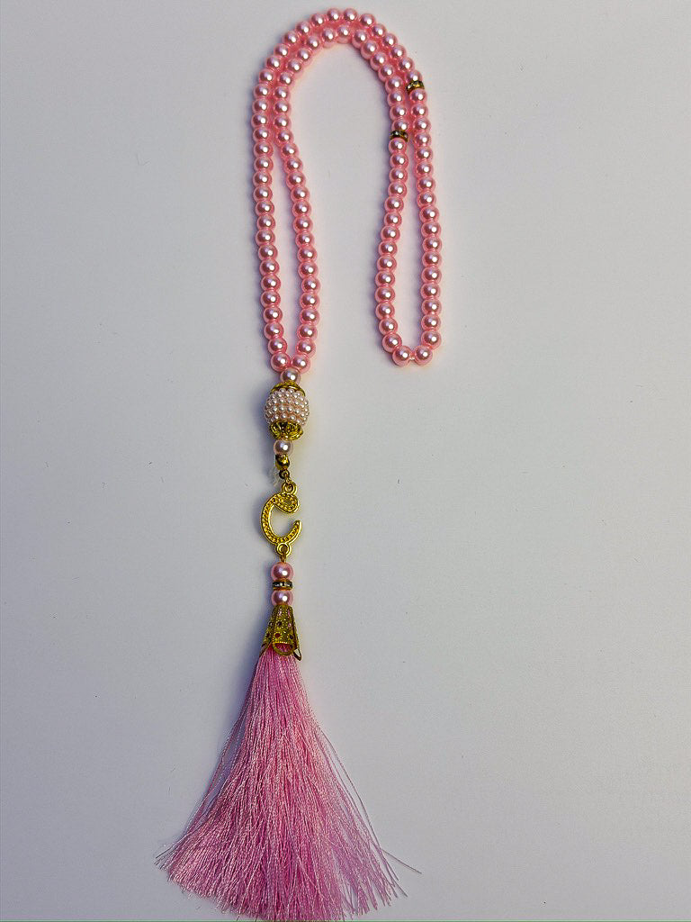 tasbih rose de 99 perles