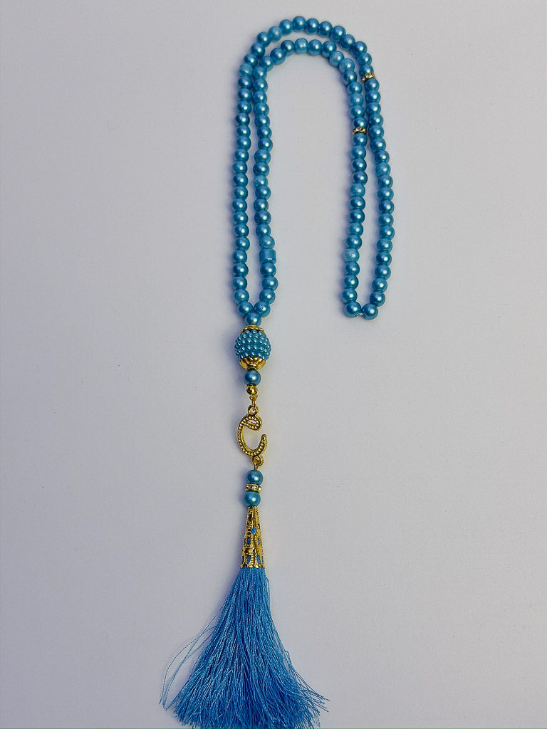 tasbih de 99 perles turquoise