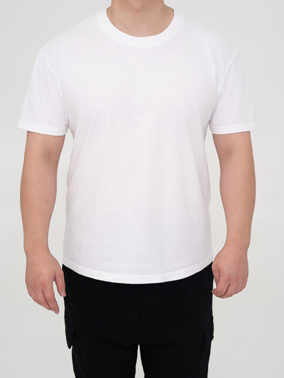 T-shirt for Qamis, 100% cotton - White