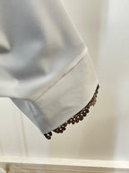 Abaya Kimono 1 pièce - Aicha - Blanc - My Qamis Homme