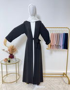 Abaya Kimono 1 pièce - Alya - Noir - My Qamis Homme