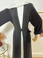 Abaya Kimono 1 pièce - Alya - Noir - My Qamis Homme