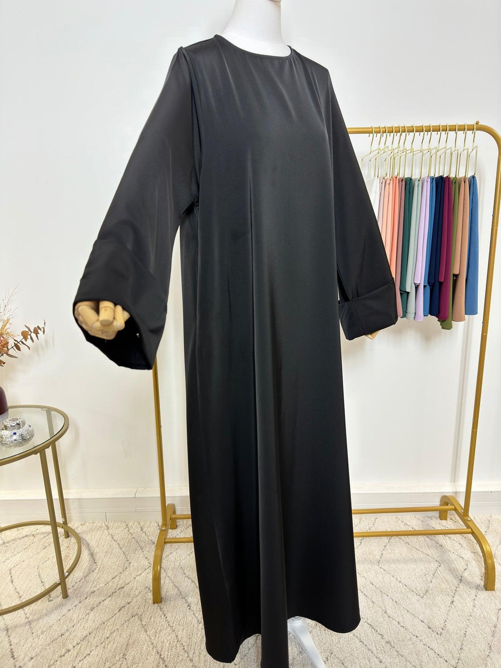 Abaya simple Myla - Noir - My Qamis Homme