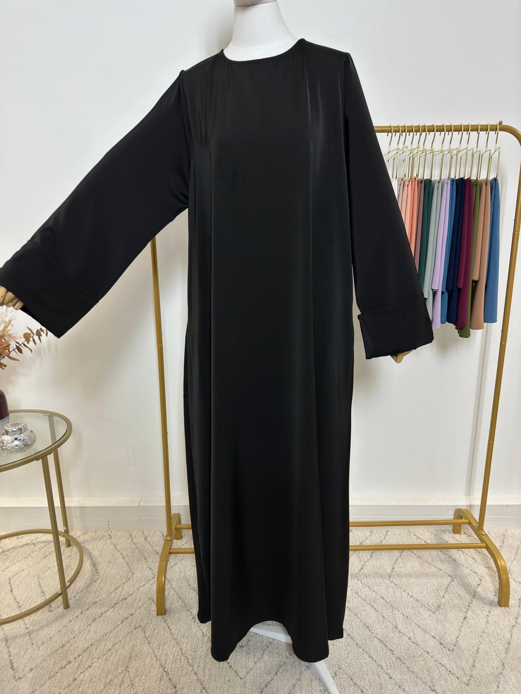 Abaya simple Myla - Noir - My Qamis Homme