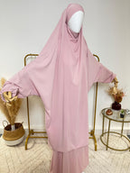 Ensemble Jilbab + Jupe Premium - Jilbab Soie de Médine - Rose poudré - My Qamis Homme