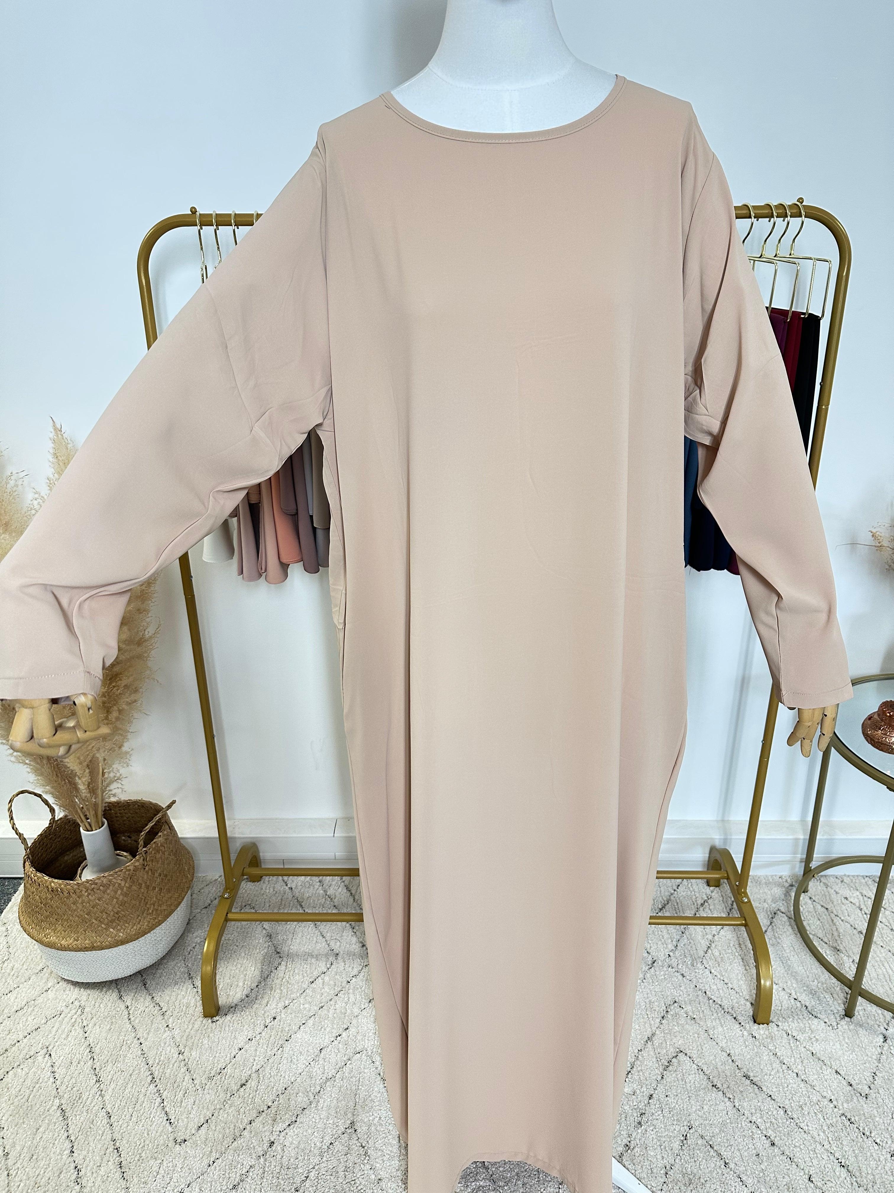 Ensemble Khimar + Abaya en Jersey Premium - Beige Taupe - My Qamis Homme