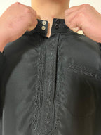 Ensemble Qamis Pakistanais deux pièces - Noir - My Qamis Homme