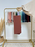 Hijab en Soie de Medine - Marron 5 / Rouge - My Qamis Homme