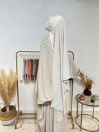 Hijab Jersey Premium - Hijab à enfiler - Beige Clair - My Qamis Homme