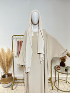 Hijab Jersey Premium - Hijab à enfiler - Beige Clair - My Qamis Homme