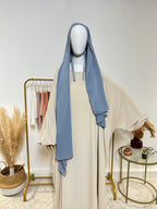 Hijab Jersey Premium - Hijab à enfiler - Bleu - My Qamis Homme