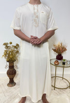 Qamis Manches Courtes - Beige - My Qamis Homme