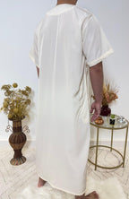 Qamis Manches Courtes - Beige - My Qamis Homme