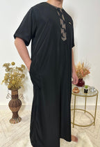 Qamis Manches Courtes - Noir - My Qamis Homme