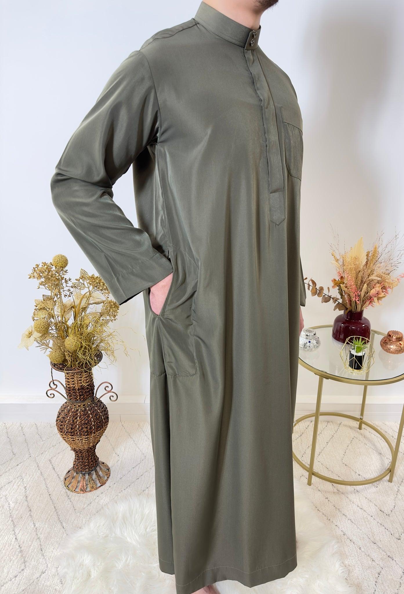 Qamis Saoudien Collection 23 - Kaki